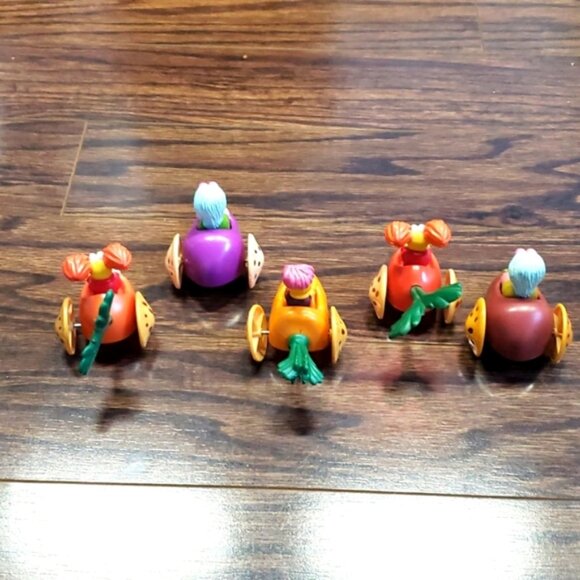 Vintage 1988 Fraggle Rock McDonald's Happy Meals Toys Cars Vehicles Retro Veggie - Picture 2 of 9